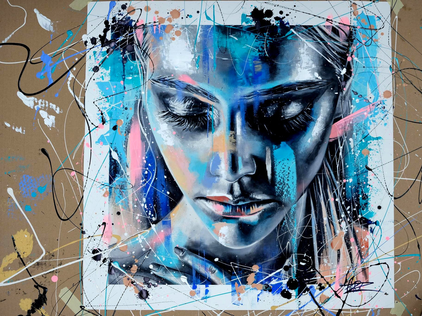 SILENCE - Hand Embellished